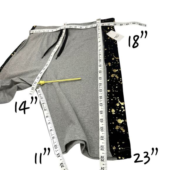 Carbon Jogger Shorts Mens XL Drawstring Gray Stretch Cotton Athletic Streetwear - Picture 7 of 12